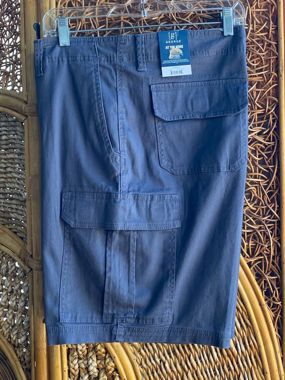 NWT Men’s Dark Gray Cargo Shorts with Multi-Pockets